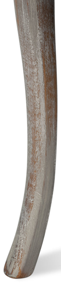 Oval Cane Back S/Chair, Grey Oak, Grey by Sarreid Ltd - view 11