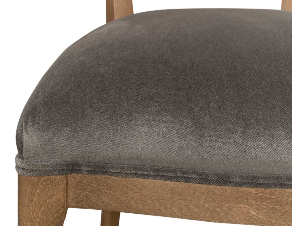 Oval Cane Back S/Chair, Drftwd,Charcoal by Sarreid Ltd - view 9