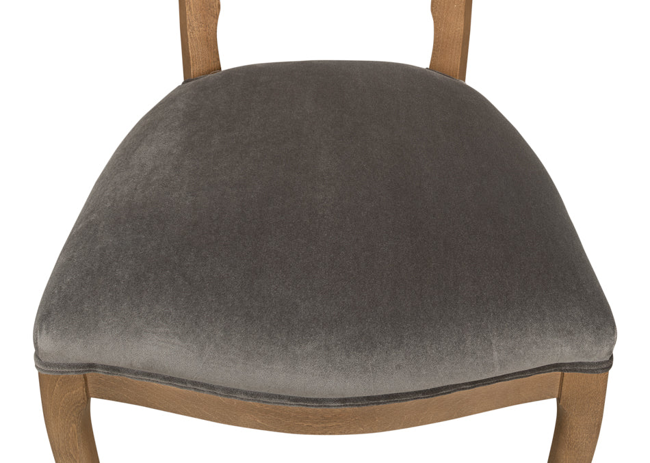 Oval Cane Back S/Chair, Drftwd,Charcoal by Sarreid Ltd - view 10