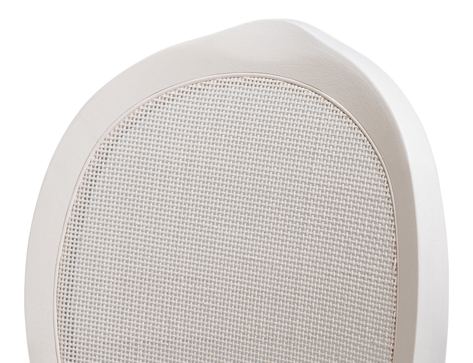 Oval Cane Back S/Chair, Cortina White by Sarreid Ltd - view 10