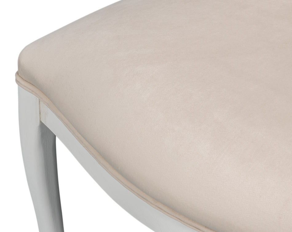 Oval Cane Back S/Chair, Cortina White by Sarreid Ltd - view 11