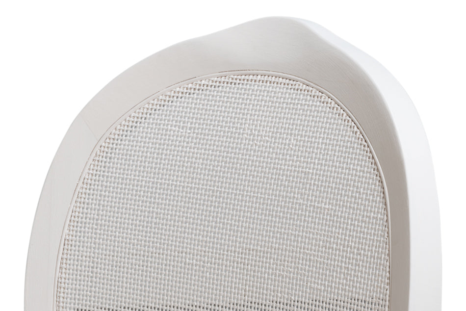Oval Cane Back S/Chair, Cortina White by Sarreid Ltd - view 8