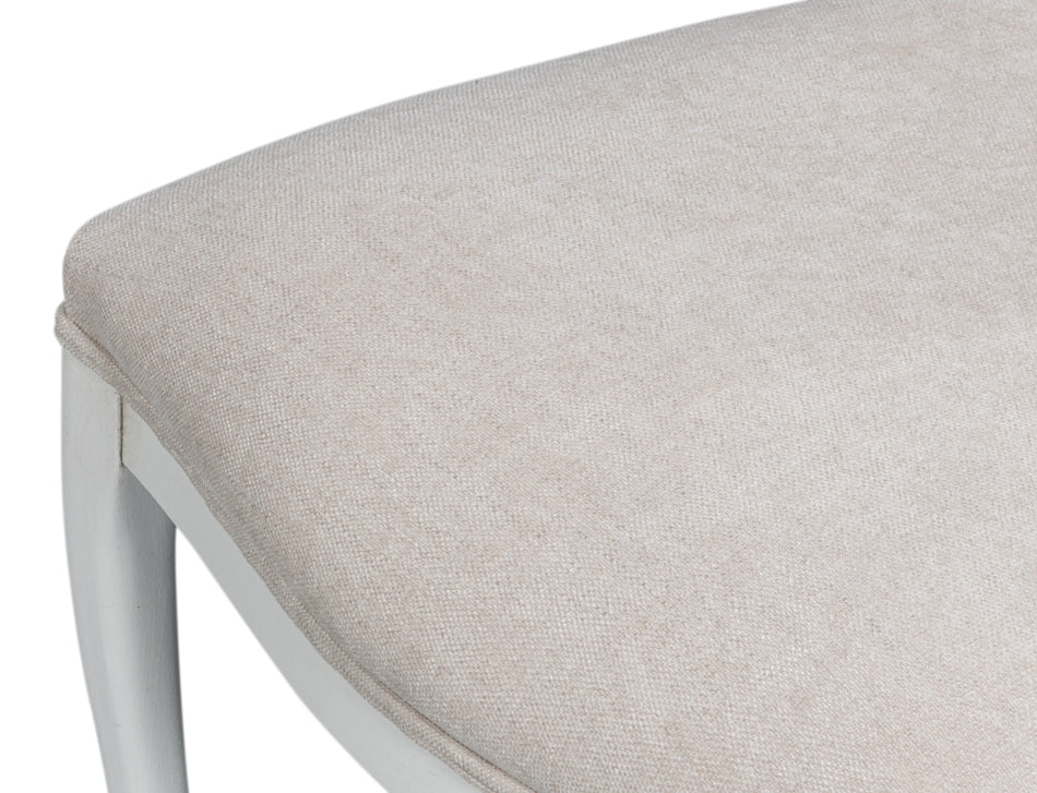 Oval Cane Back S/Chair, Cortina White by Sarreid Ltd - view 10