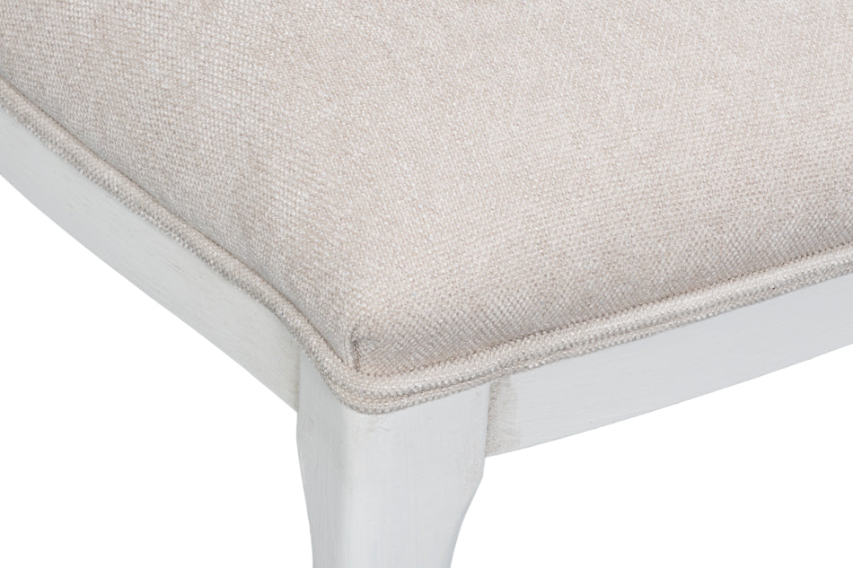 Oval Cane Back S/Chair, Cortina White by Sarreid Ltd - view 6