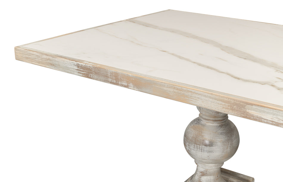 Small 81" Dining Table, As Shown by Sarreid Ltd - view 10