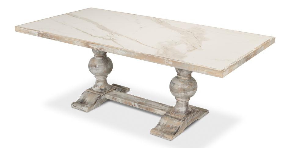 Small 81" Dining Table, As Shown by Sarreid Ltd - view 4