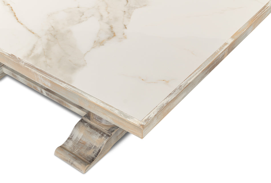 Small 81" Dining Table, As Shown by Sarreid Ltd - view 7
