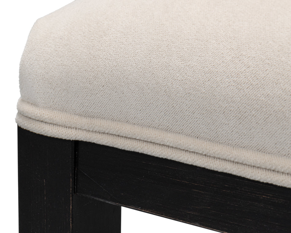 Goccia Side Chair, Nero, Banks Organza by Sarreid Ltd - view 9