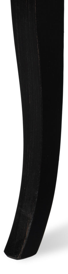 Goccia Side Chair, Nero, Banks Organza by Sarreid Ltd - view 12