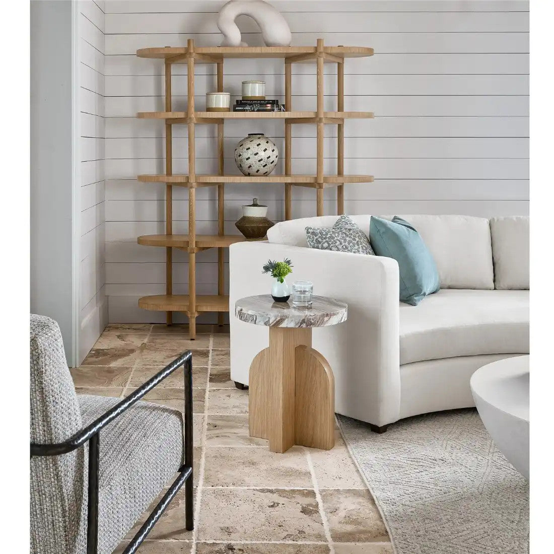 Universal Nomad Riverine Accent Table