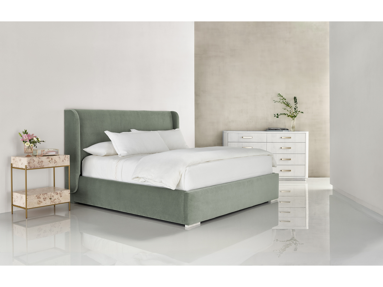 Tranquility - Miranda Kerr Home Restore Upholstered Bed King