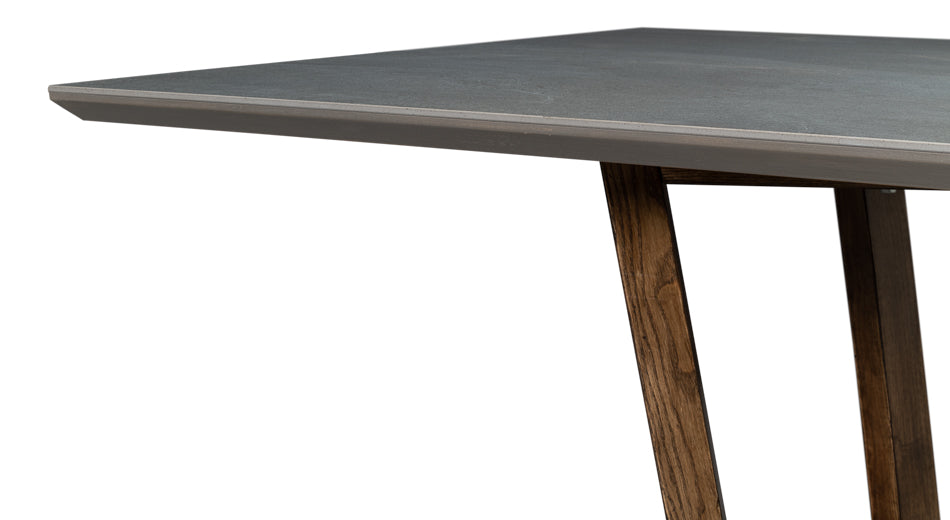 Double Pedestal Dining Table by Sarreid Ltd - view 8