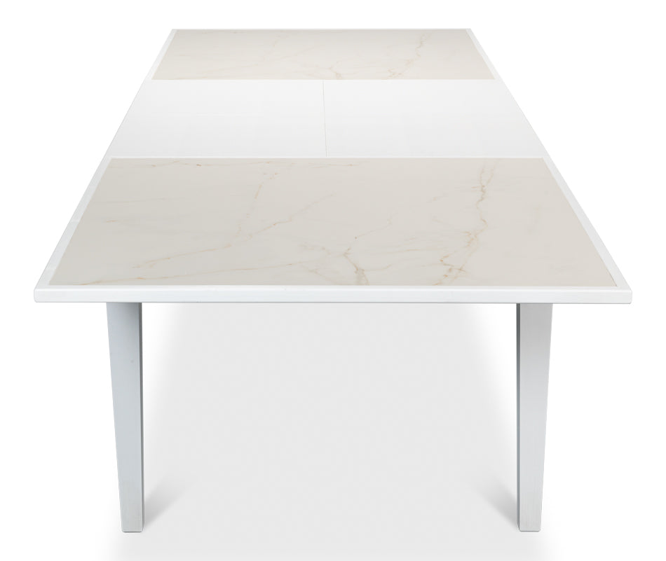 Elton Butterfly Dining Table,White by Sarreid Ltd - view 8