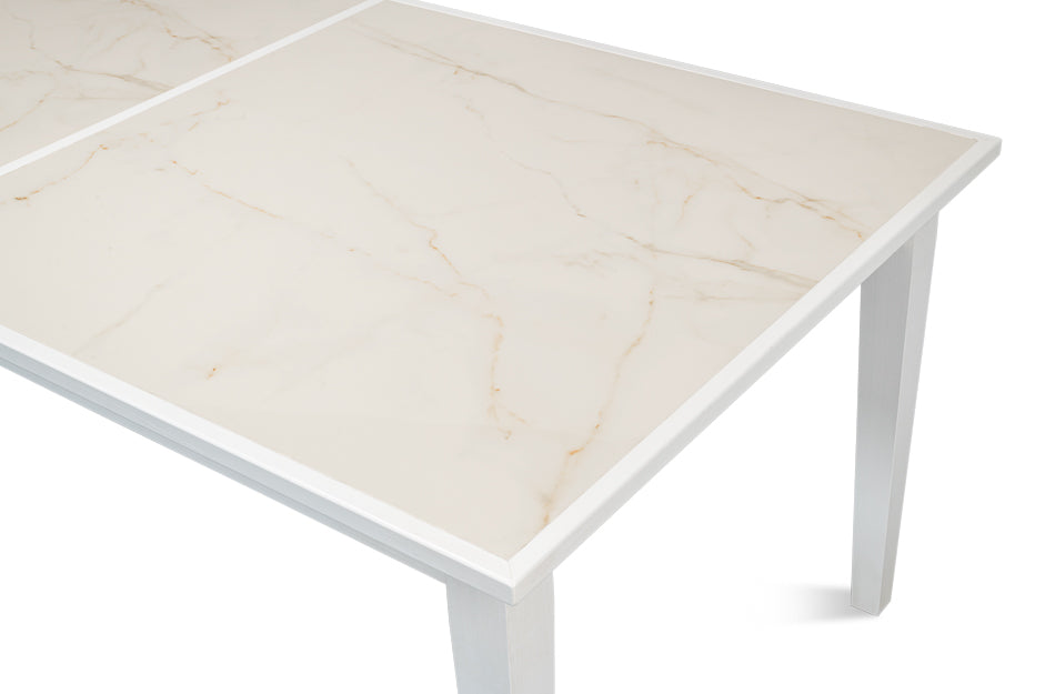 Elton Butterfly Dining Table,White by Sarreid Ltd - view 9
