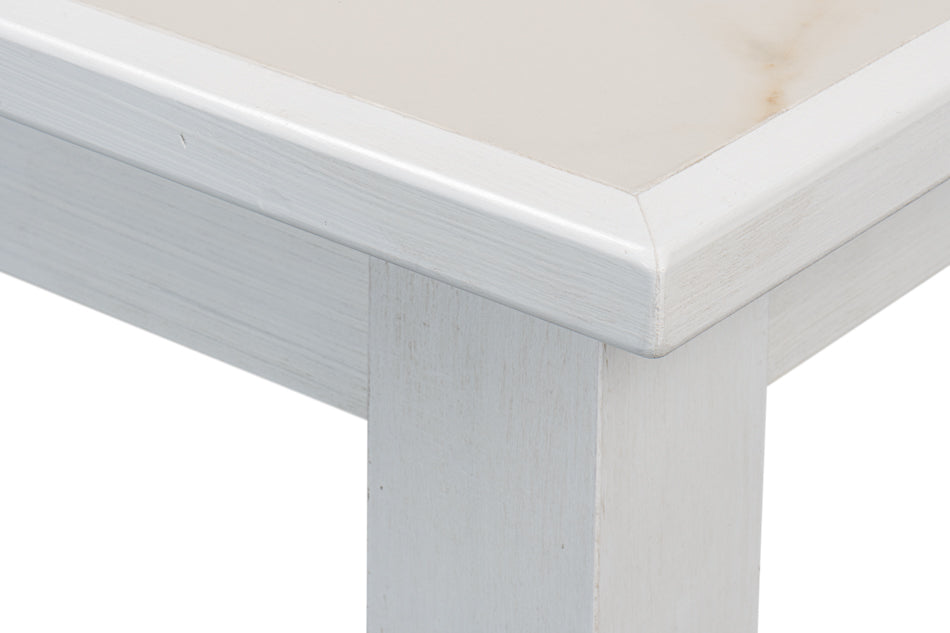 Elton Butterfly Dining Table,White by Sarreid Ltd - view 10