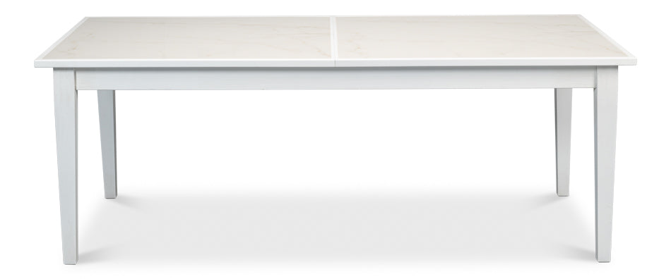 Elton Butterfly Dining Table,White by Sarreid Ltd - view 2