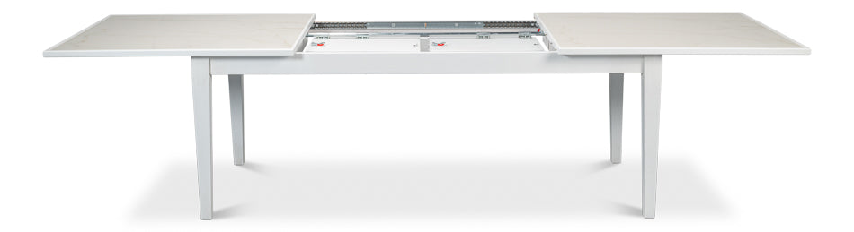 Elton Butterfly Dining Table,White by Sarreid Ltd - view 3