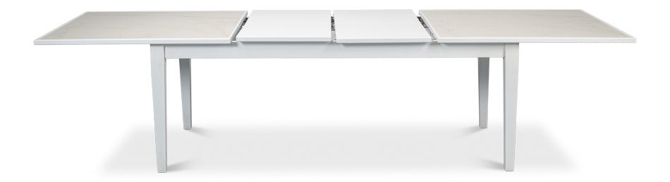 Elton Butterfly Dining Table,White by Sarreid Ltd - view 4