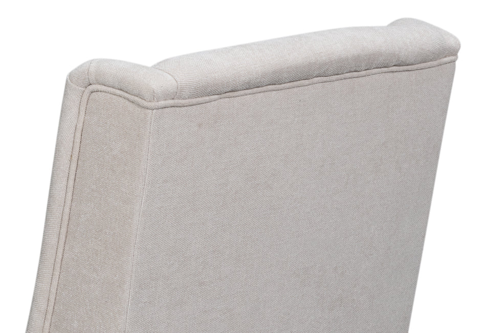Captains Chair,Cortina White,Taupe by Sarreid Ltd - view 8