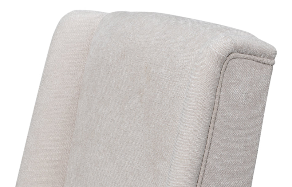 Captains Chair,Cortina White,Taupe by Sarreid Ltd - view 10