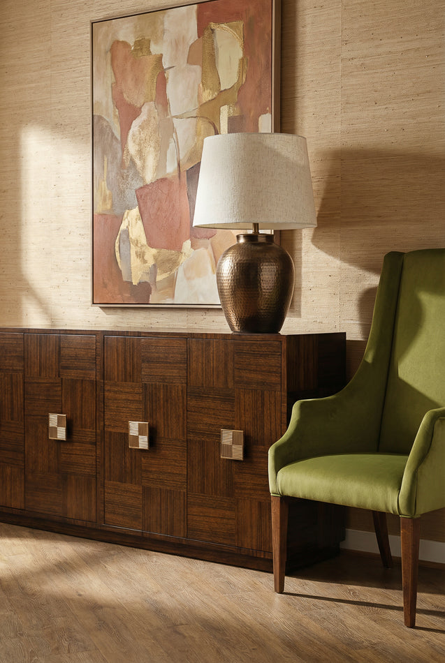 Captains Chair,Noce Anticato,Green Velve by Sarreid Ltd - view 12
