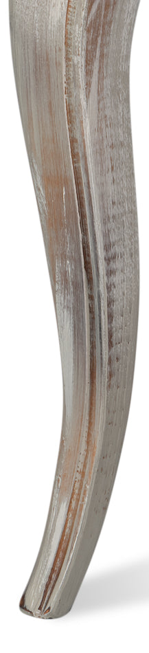 Sidechair, Grey Oak, Taupe Velvet by Sarreid Ltd - view 12