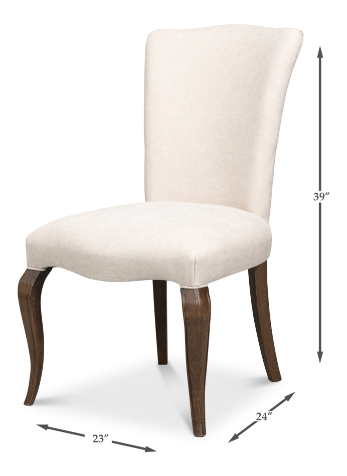 Sidechair, Driftwood,Taupe by Sarreid Ltd - view 7