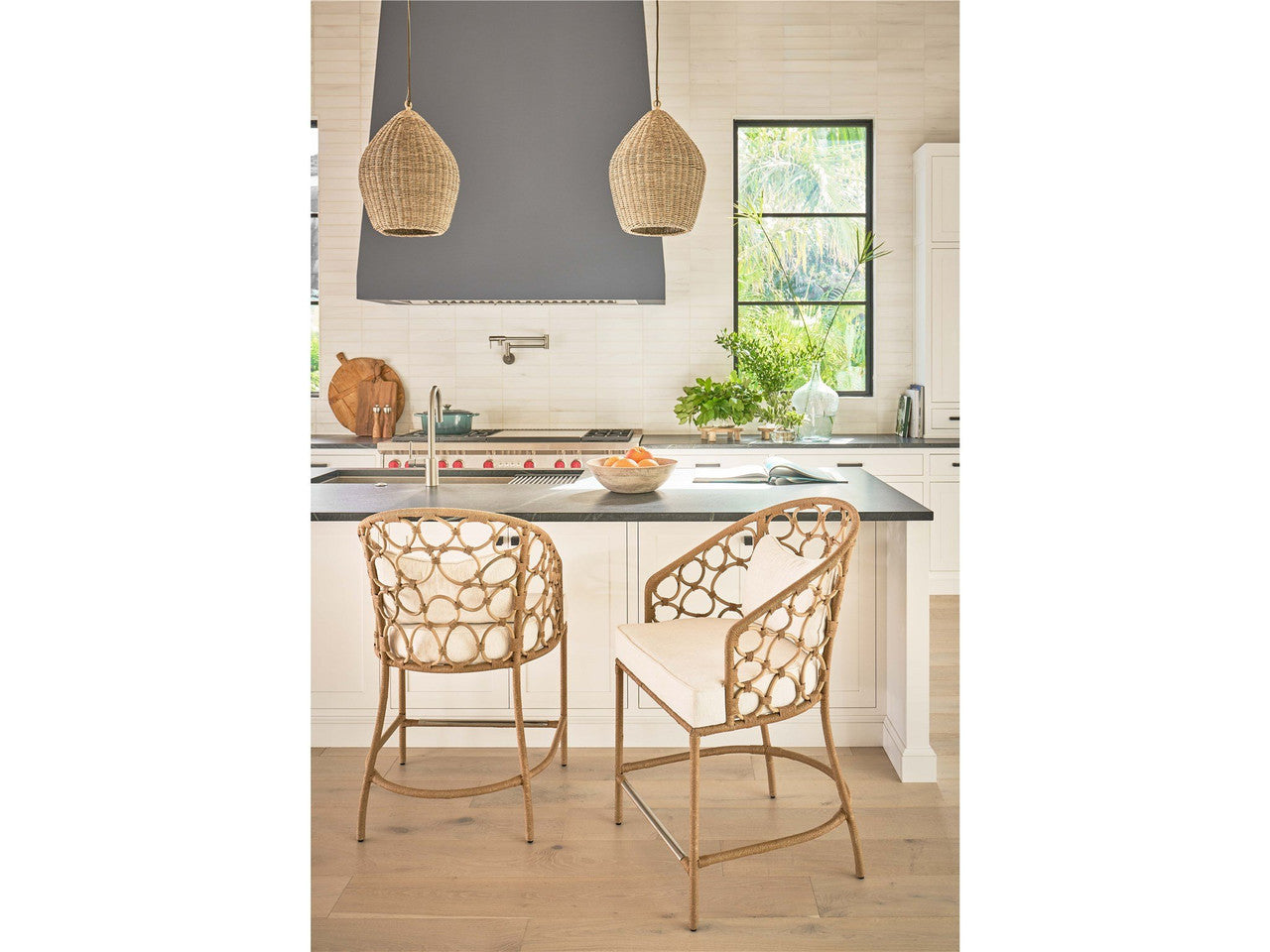Weekender Coastal Living Home Collection Pebble Counter Chair - ZUF-U330602