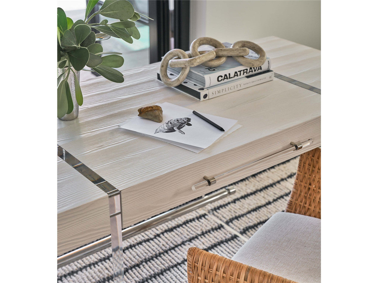 Weekender Coastal Living Home Collection Cabo Writing Desk