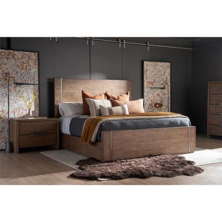 New Modern Koda Panel Bed Queen