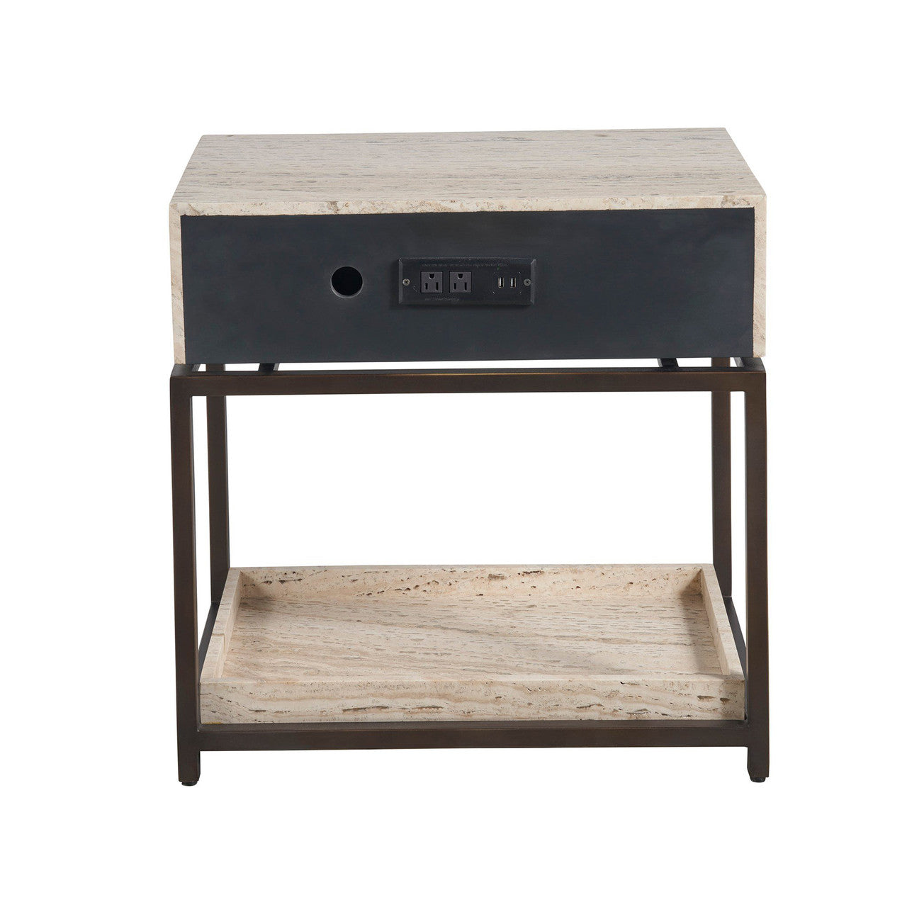 New Modern Dove Nightstand