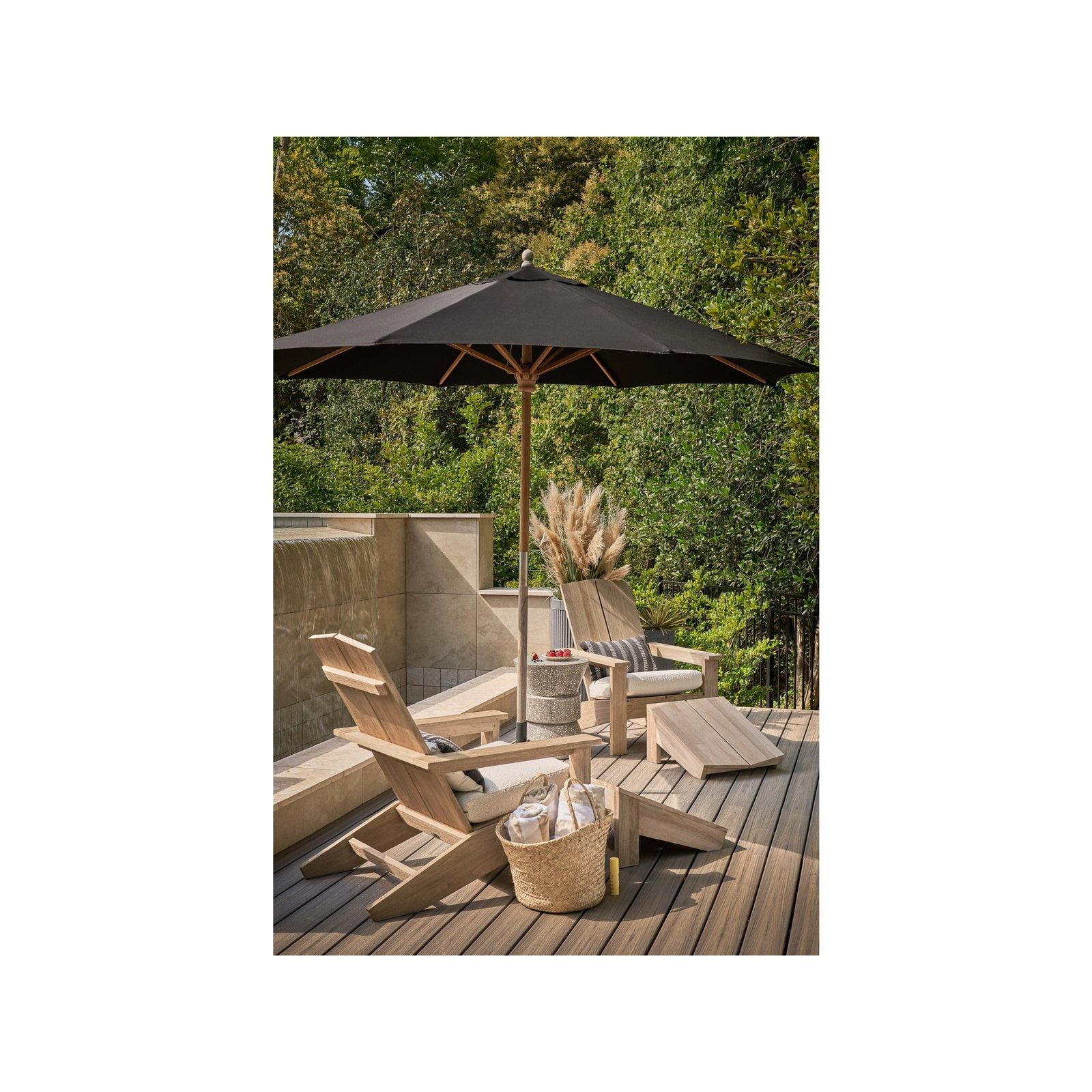 Coastal Living Outdoor Saratoga Adirondack Ottoman by Universal Furniture at ZIN Home