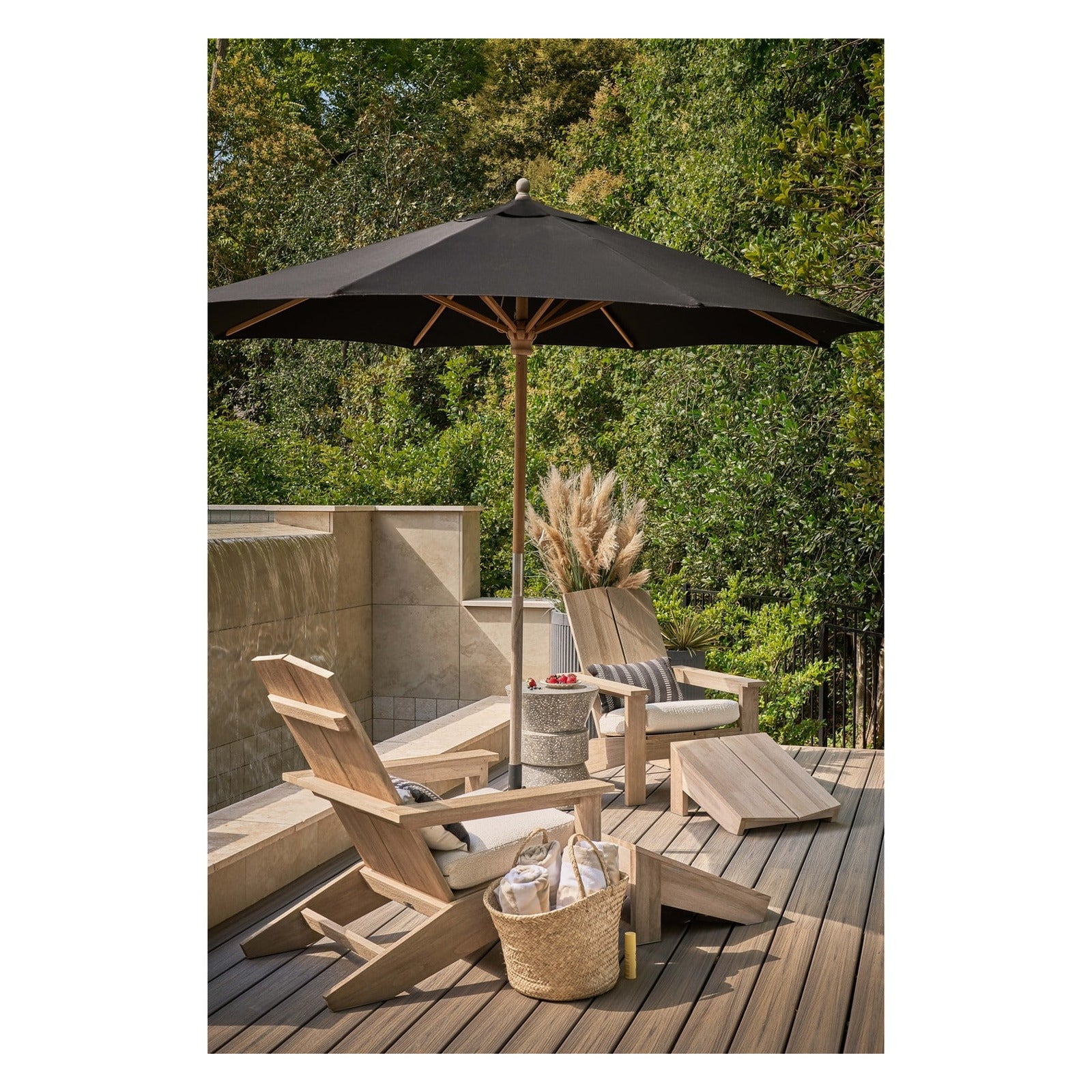 Coastal Living Outdoor Saratoga Adirondack Ottoman by Universal Furniture at ZIN Home