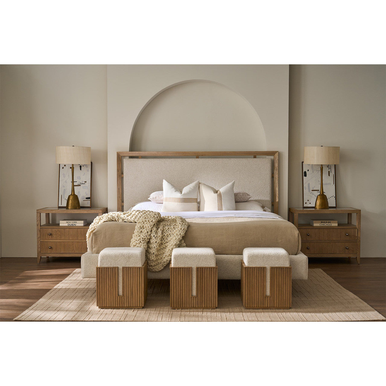 Carmen Two Drawer Nightstand