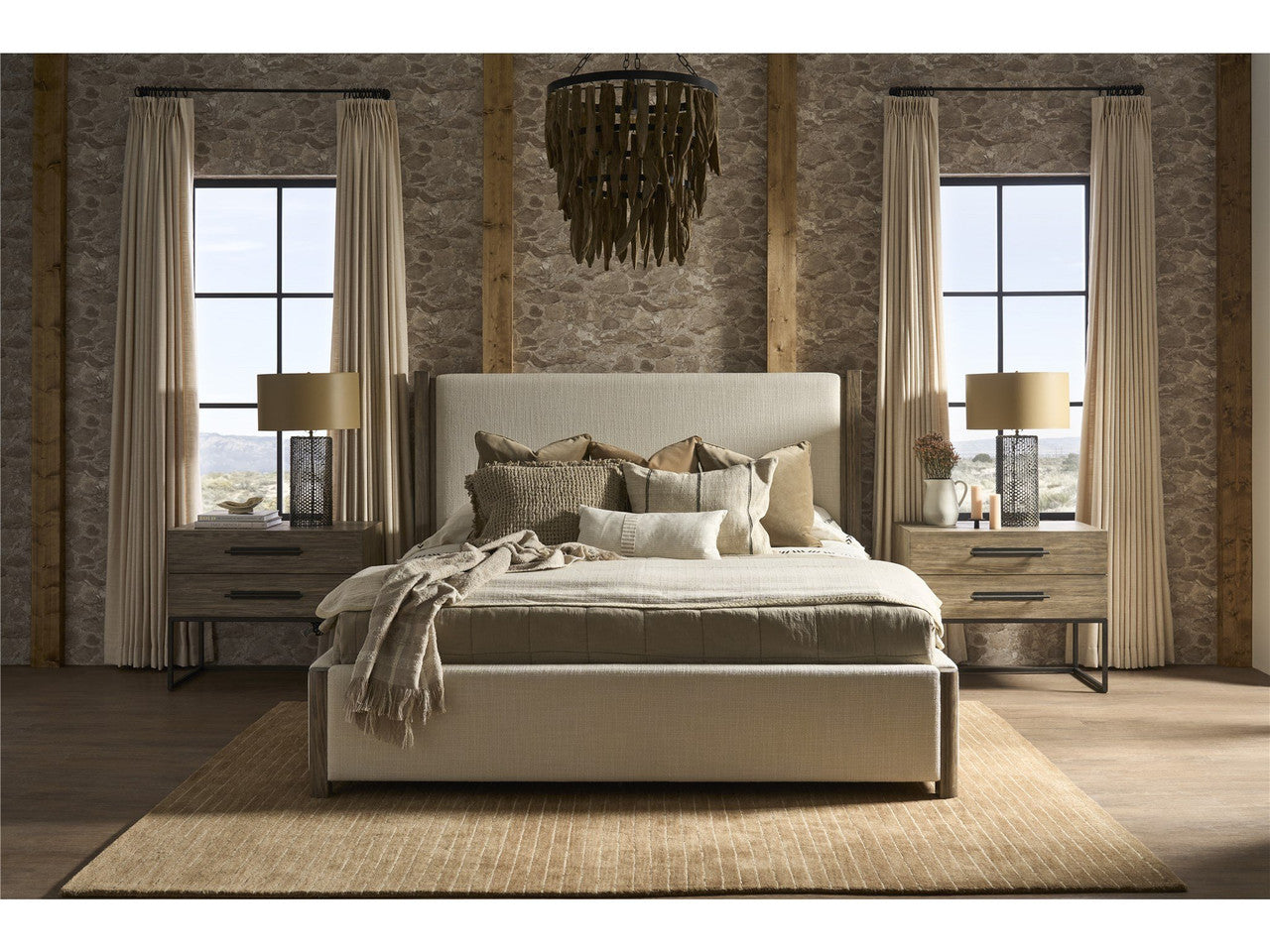 Dwell Boulder Upholstered Bed King