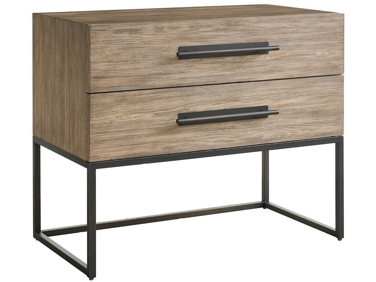 Dwell Boulder Metal Base Nightstand