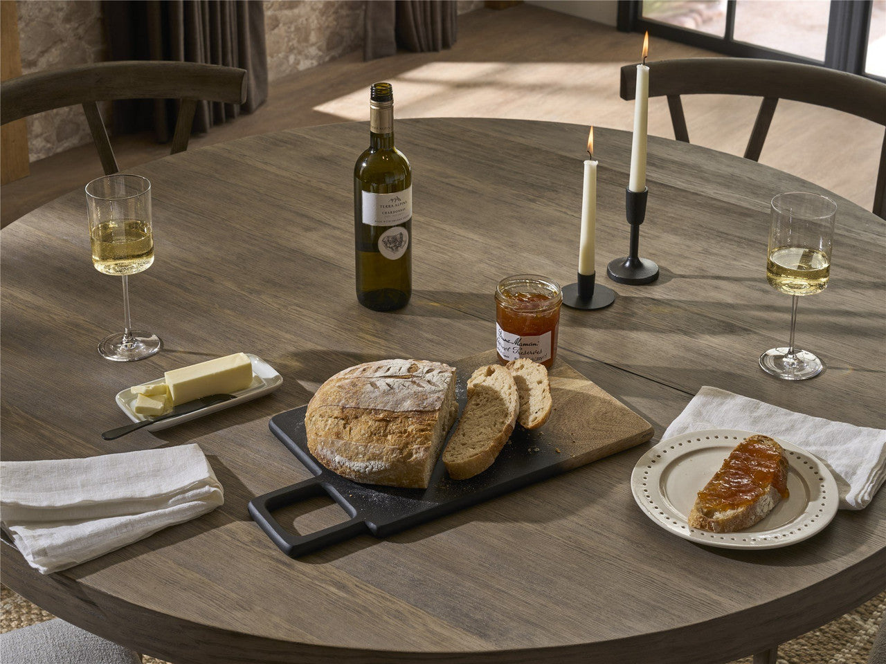 Dwell Boulder Round Dining Table