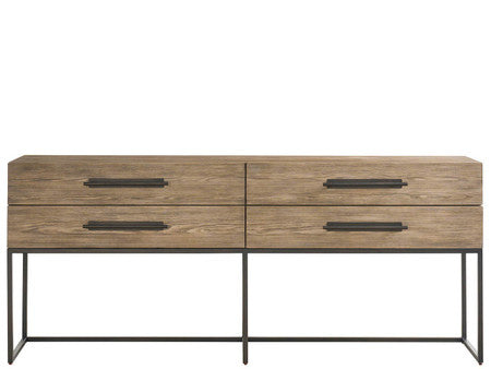 Dwell Boulder Metal Base Console