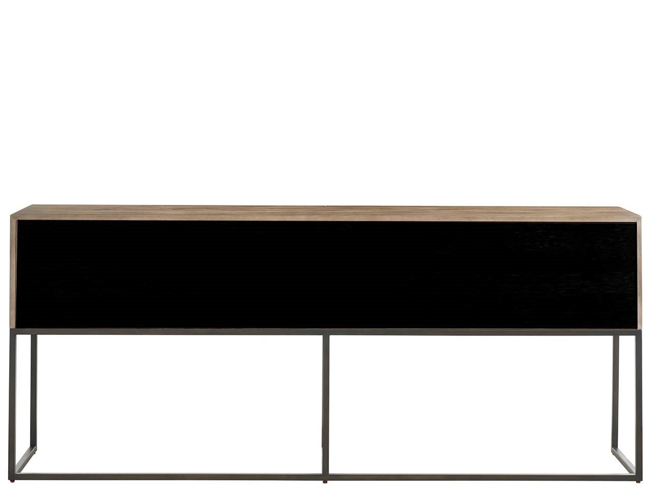 Dwell Boulder Metal Base Console