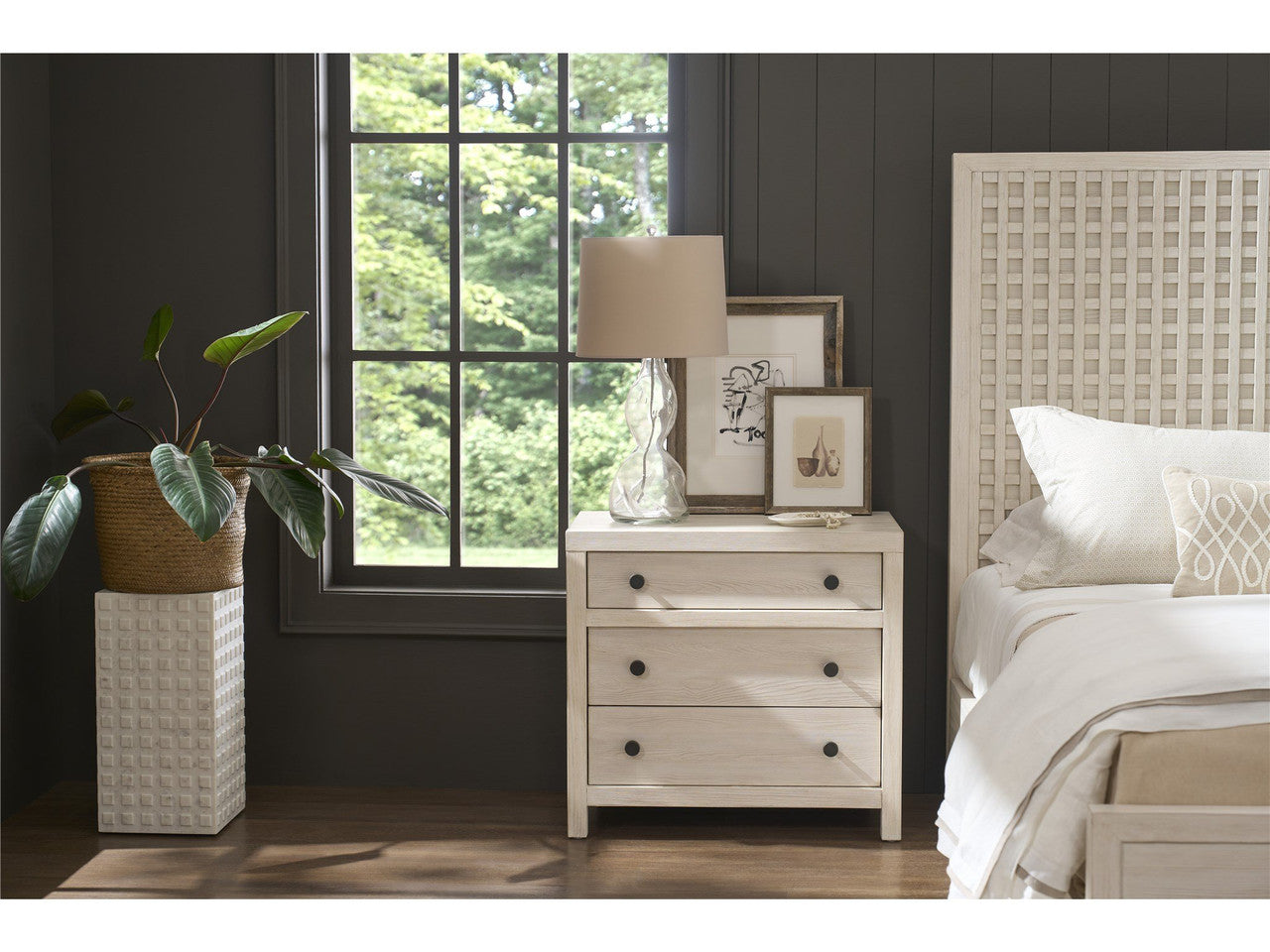 Dwell River Rock Three Drawer Nightstand