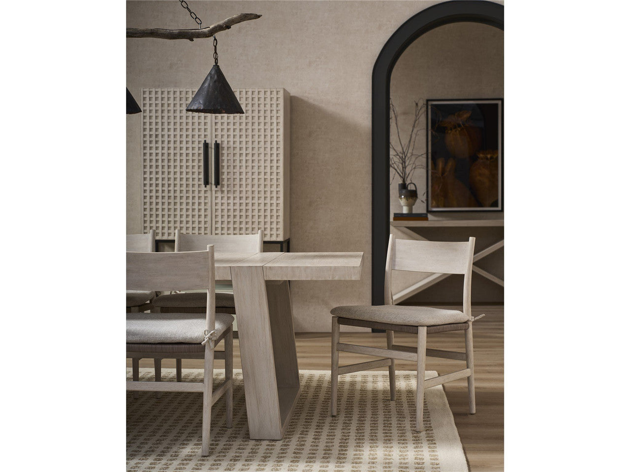 Dwell River Rock Wood Back Side Chair