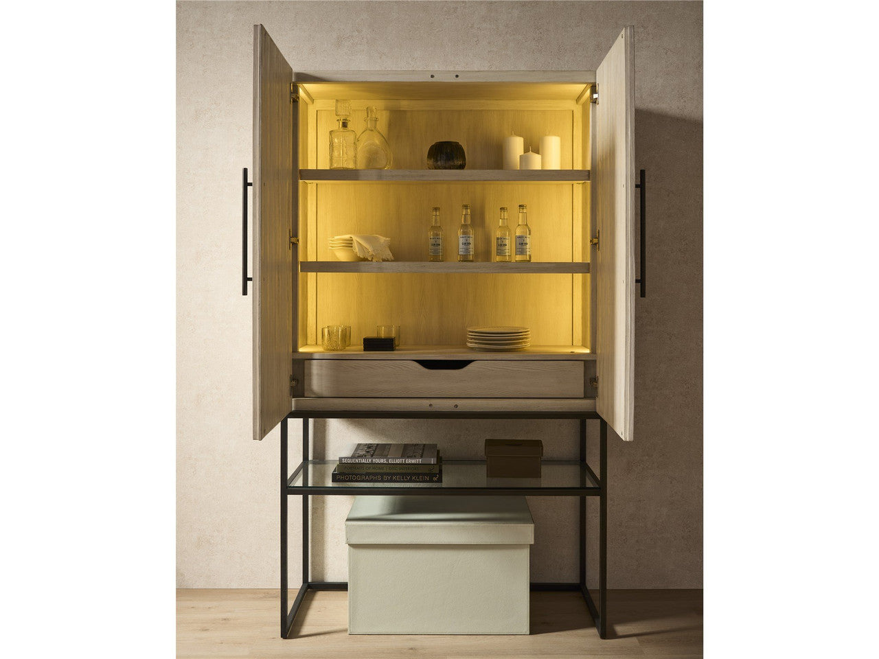 Dwell River Rock Bar Cabinet