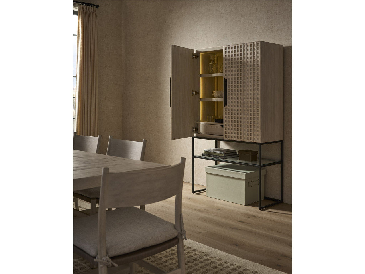 Dwell River Rock Bar Cabinet
