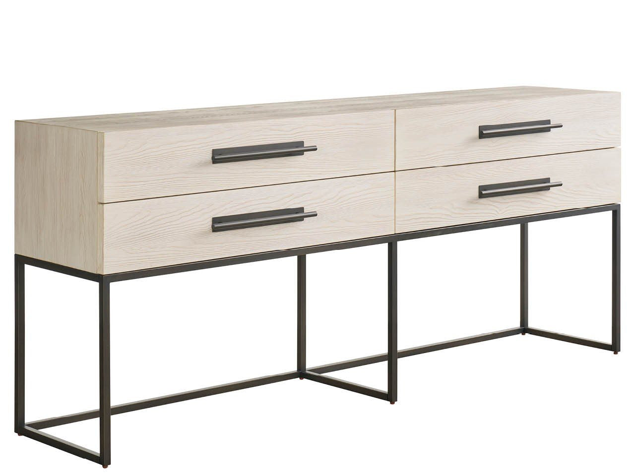 Dwell River Rock Metal Base Console
