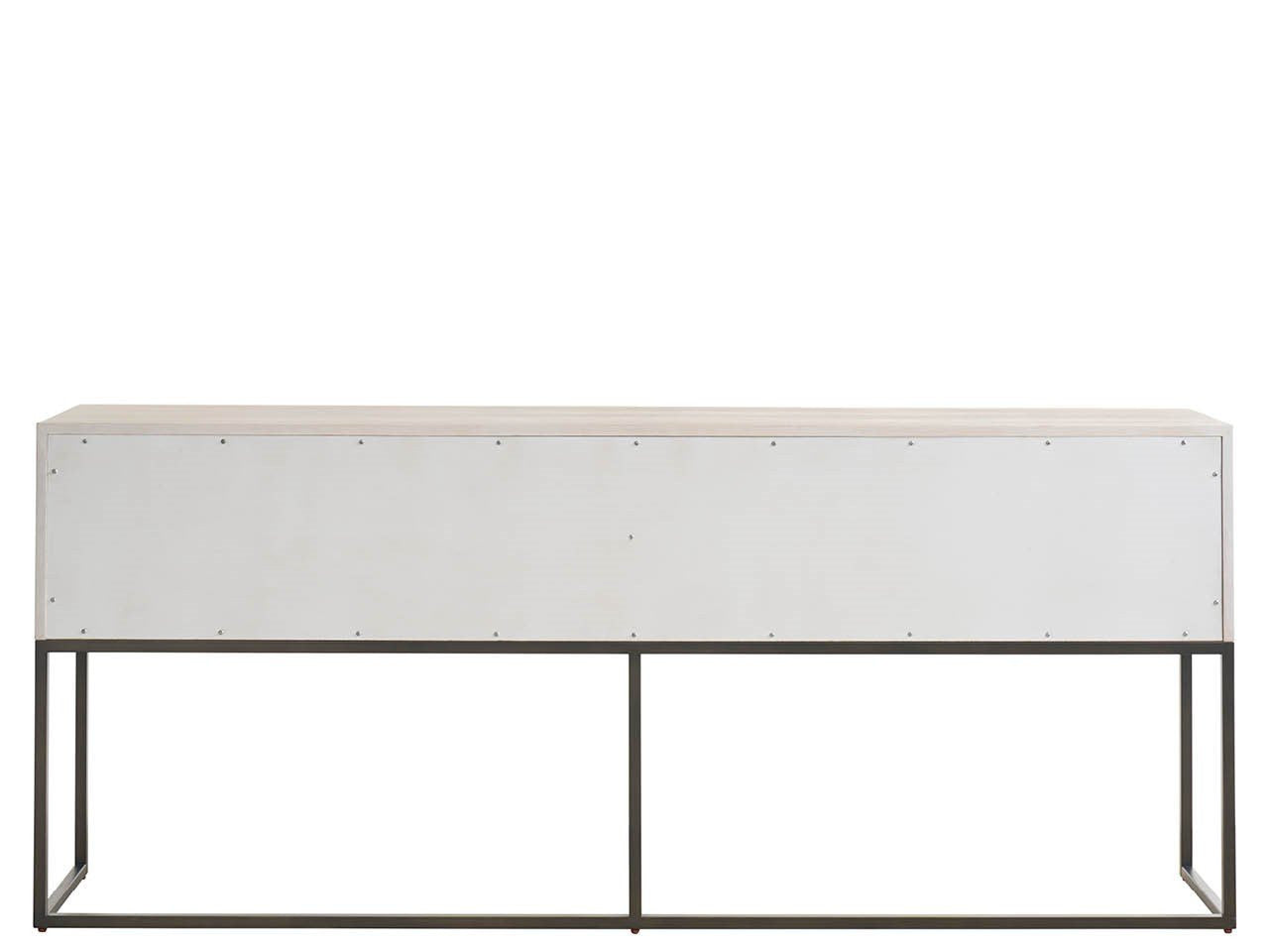 Dwell River Rock Metal Base Console