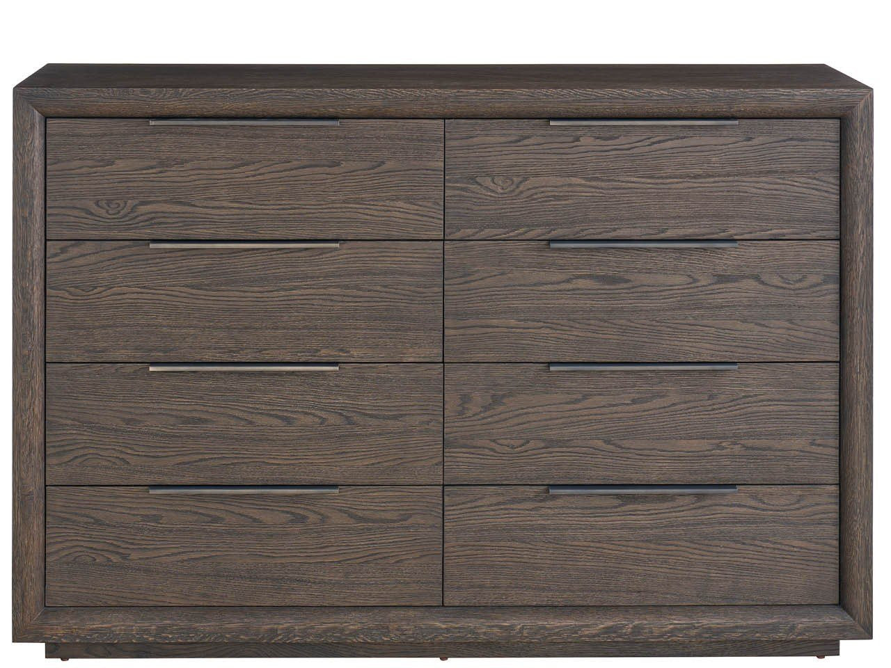 Modern Sable Eight Drawer Dresser