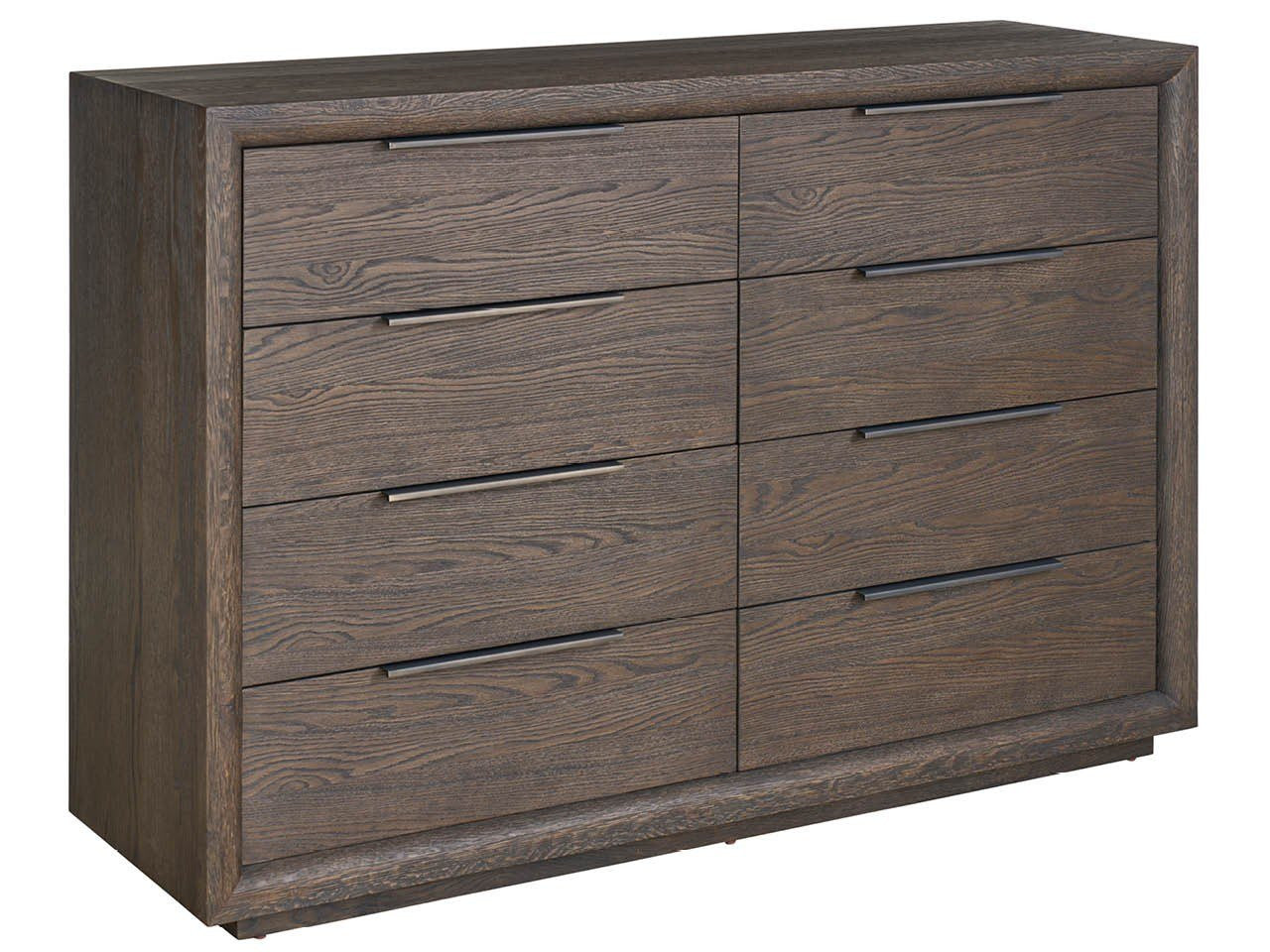 Modern Sable Eight Drawer Dresser