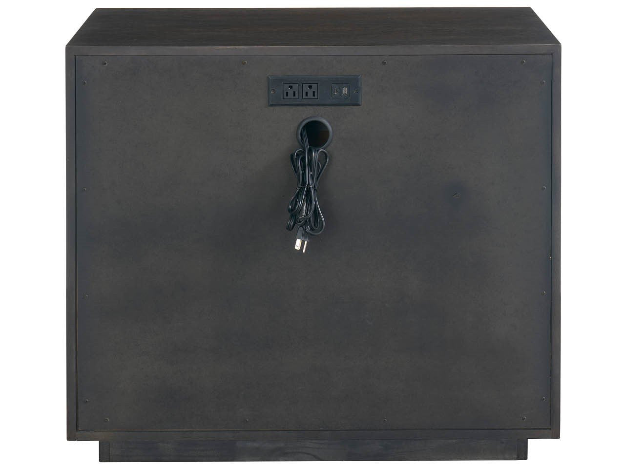 Modern Sable Plinth Nightstand