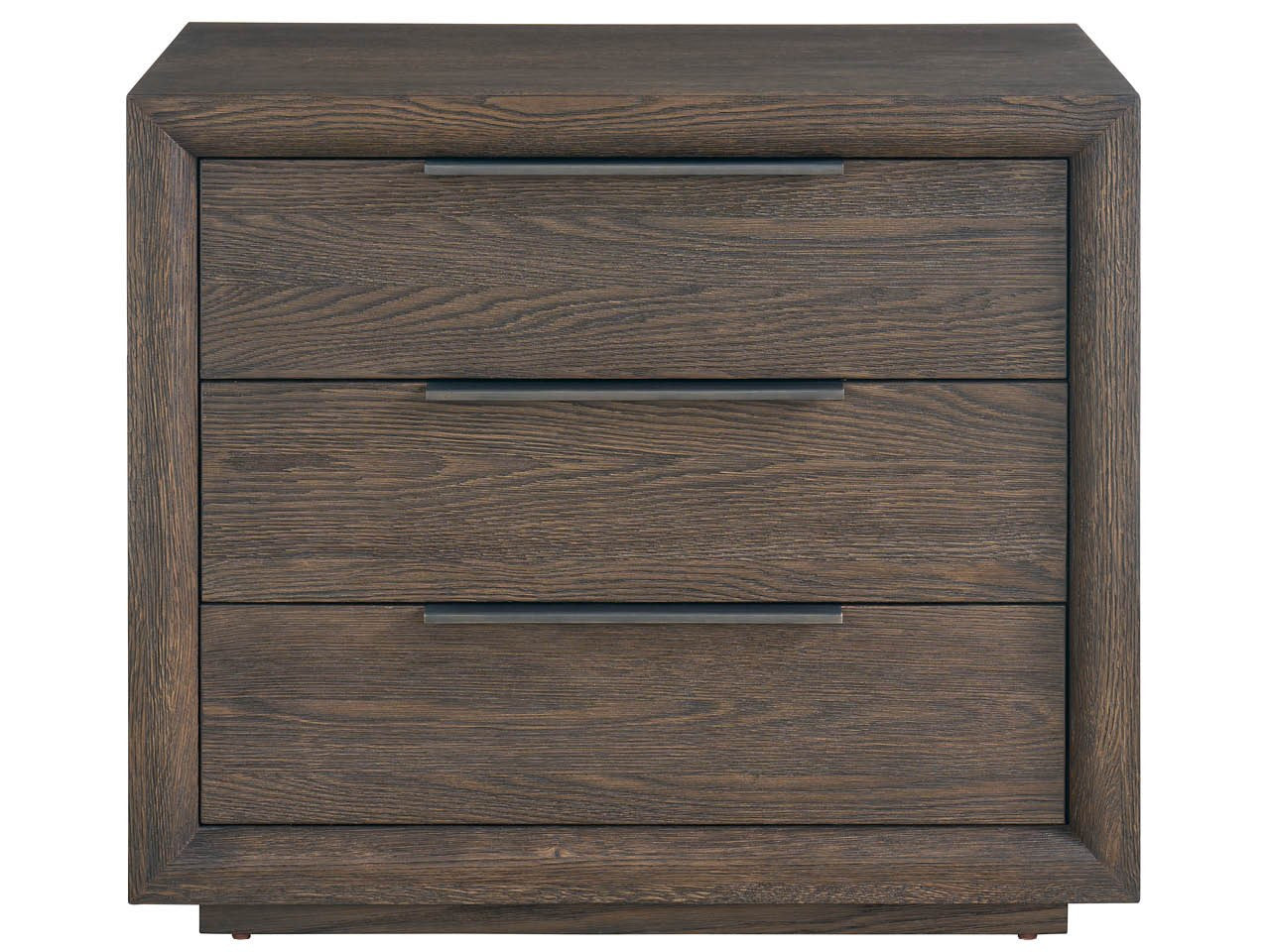 Modern Sable Plinth Nightstand