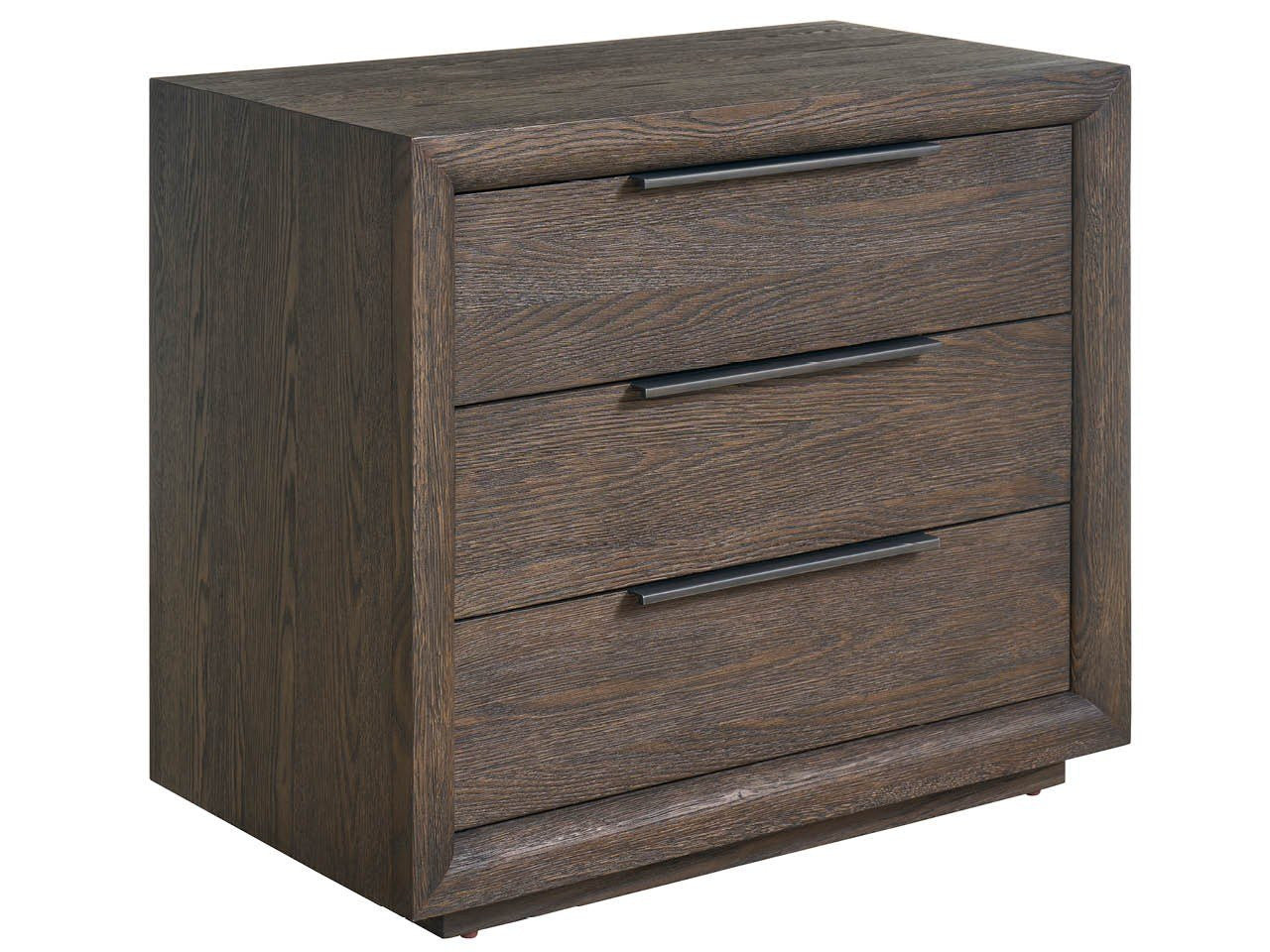 Modern Sable Plinth Nightstand